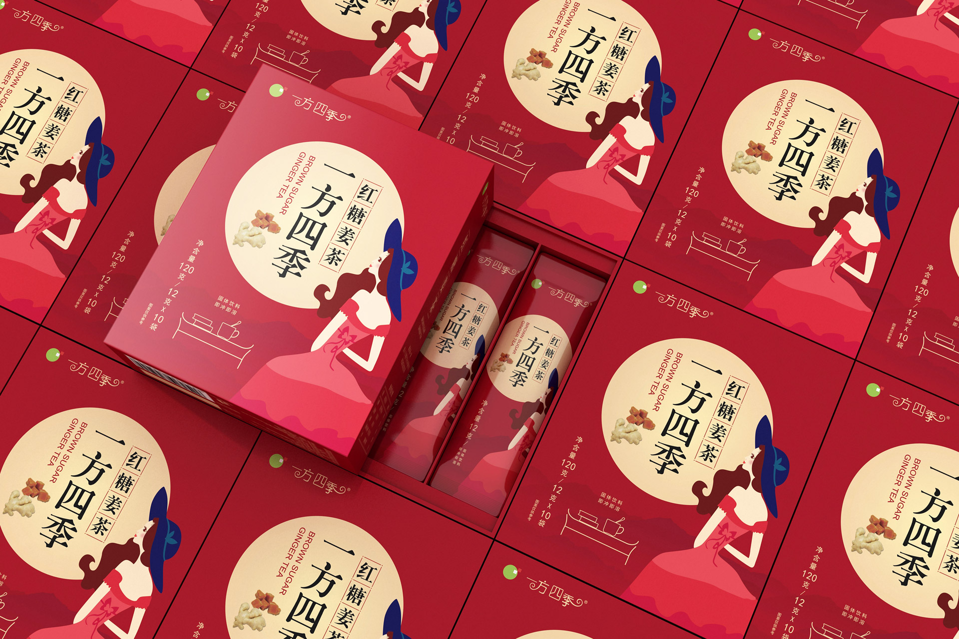 上海茶饮料包装设计，红枣姜茶包装设计，固体茶饮料包装设计公司，上海固体饮料包装设计,食品包装设计公司,上海食品包装设计公司,产品包装设计公司,保健品包装设计公司,品牌包装设计公司